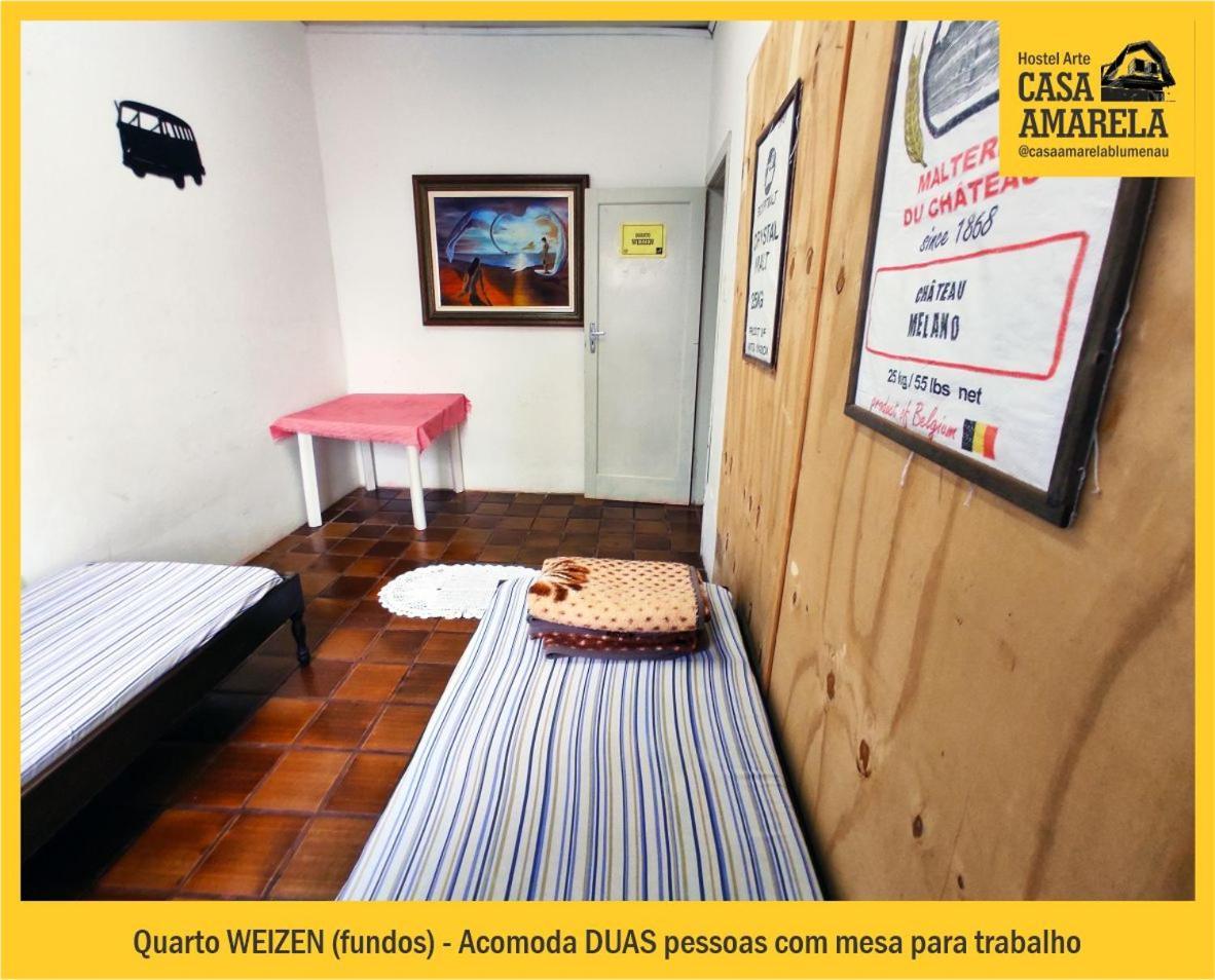 Casa Amarela Blumenau Hospedagem Alternativa Hostel Luaran gambar