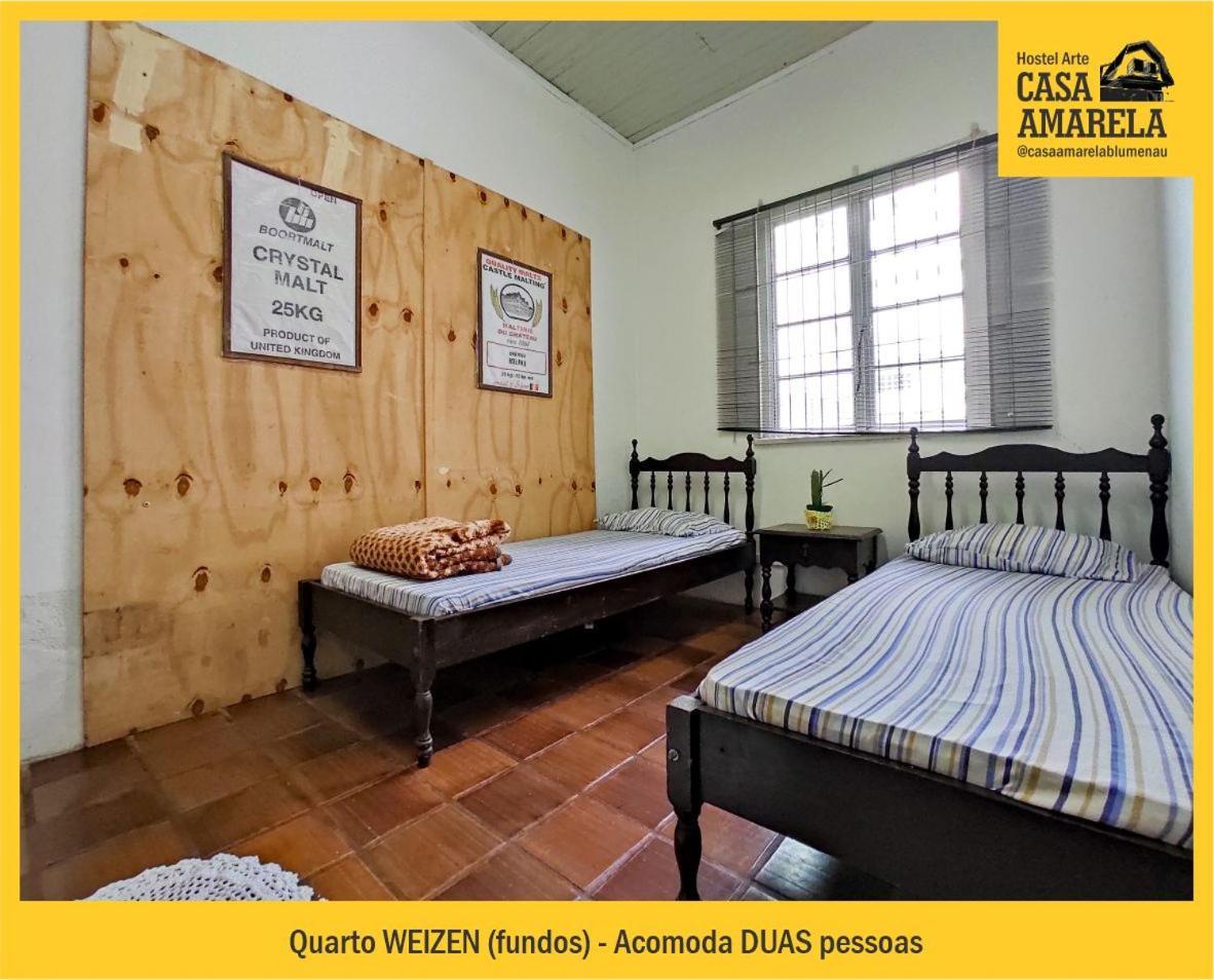 Casa Amarela Blumenau Hospedagem Alternativa Hostel Luaran gambar